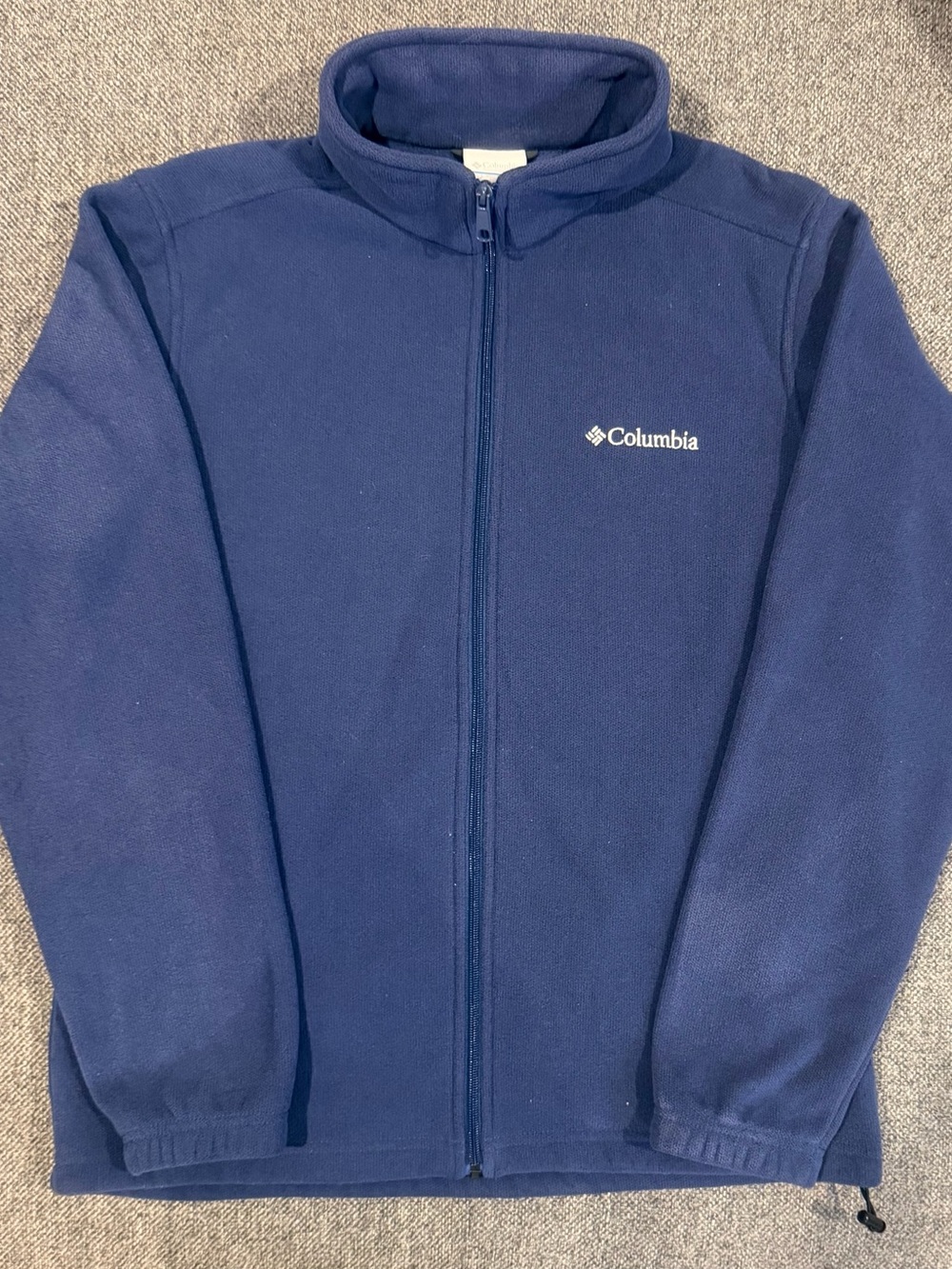 Columbia Navy Full-Zip Fleece Jacket